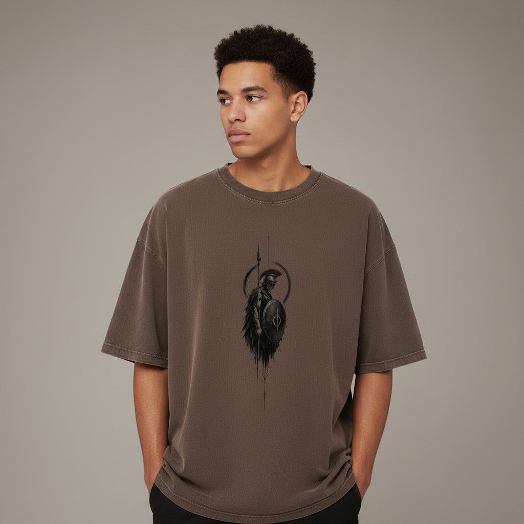 Spartan Graphic Tee — Norse Warrior T‑Shirt
