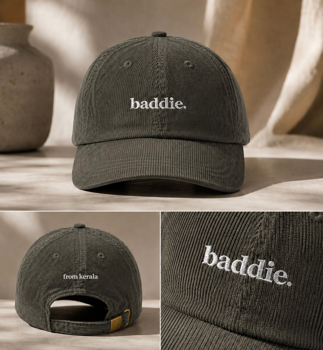 Baddie from Kerala — Embroidered  Baseball Hat