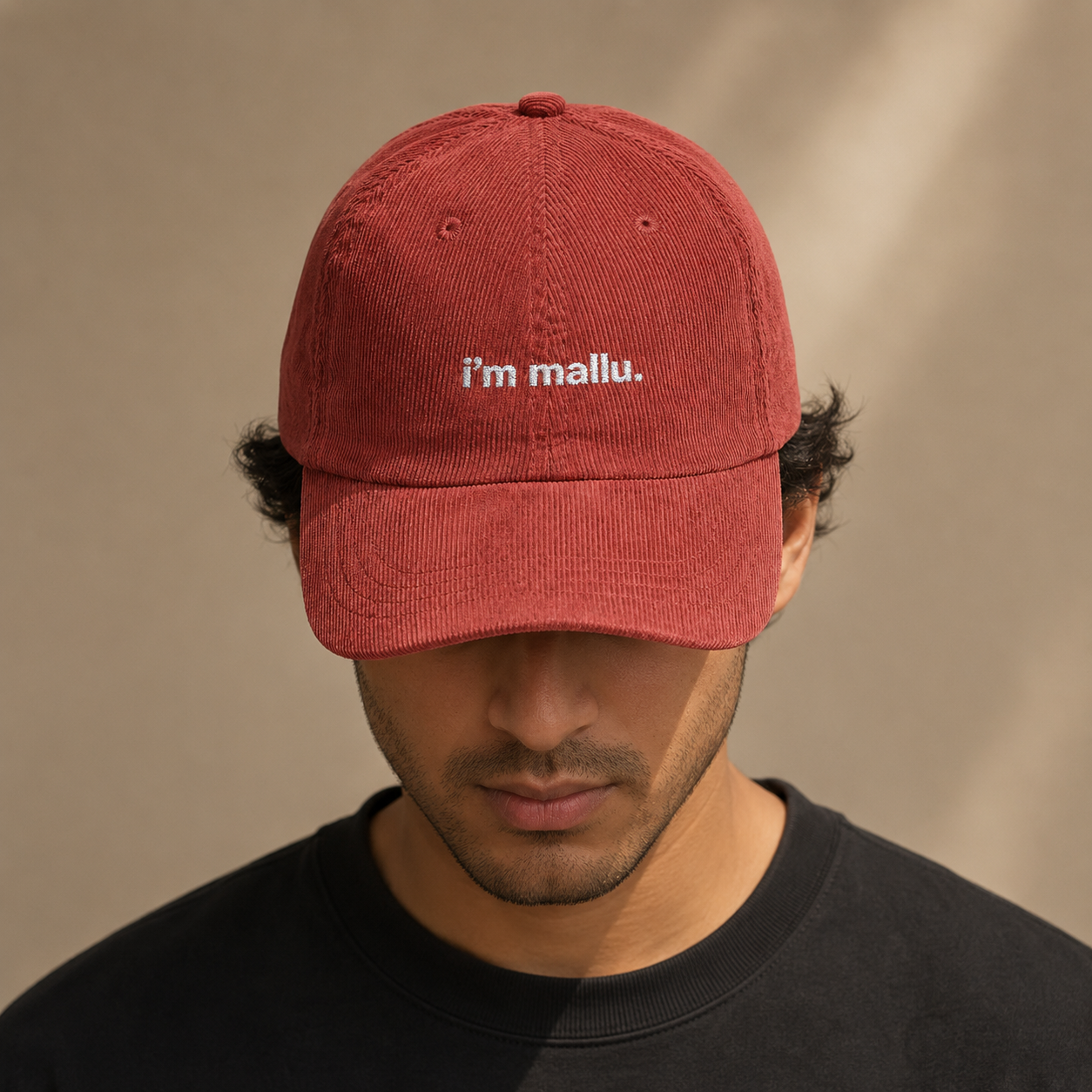 I'm Mallu- Vintage Corduroy Cap