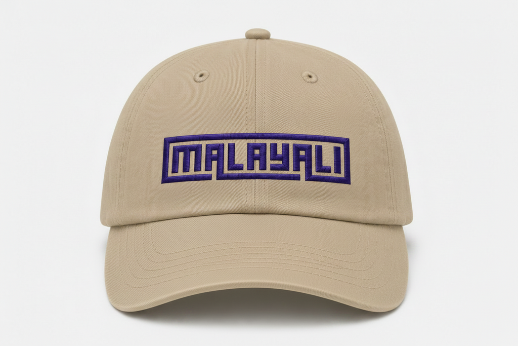Malayali Cap — Embroidered Low Profile Baseball Cap