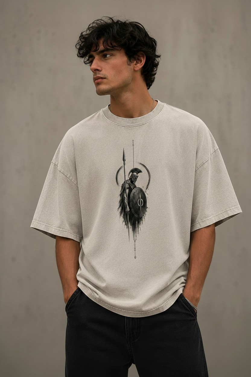 Spartan Graphic Tee — Norse Warrior T‑Shirt