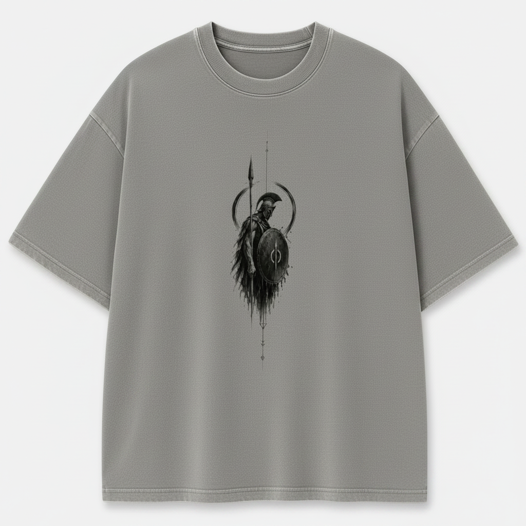 Spartan Graphic Tee — Norse Warrior T‑Shirt