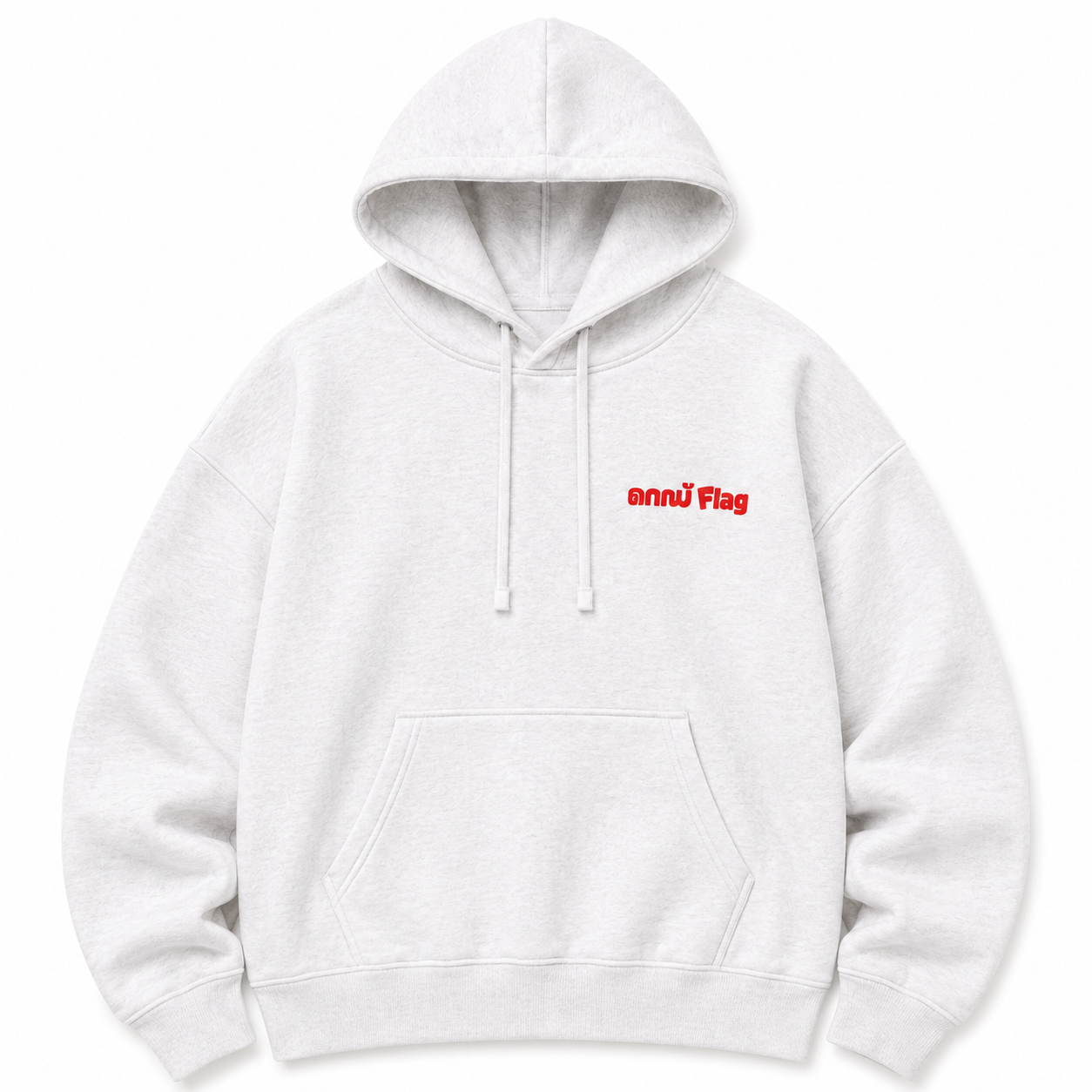 Red Flag Hoodie —  Unisex Casual Pullover