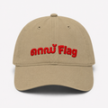 Red Flag Cap - Embroidered Low Profile Baseball Cap