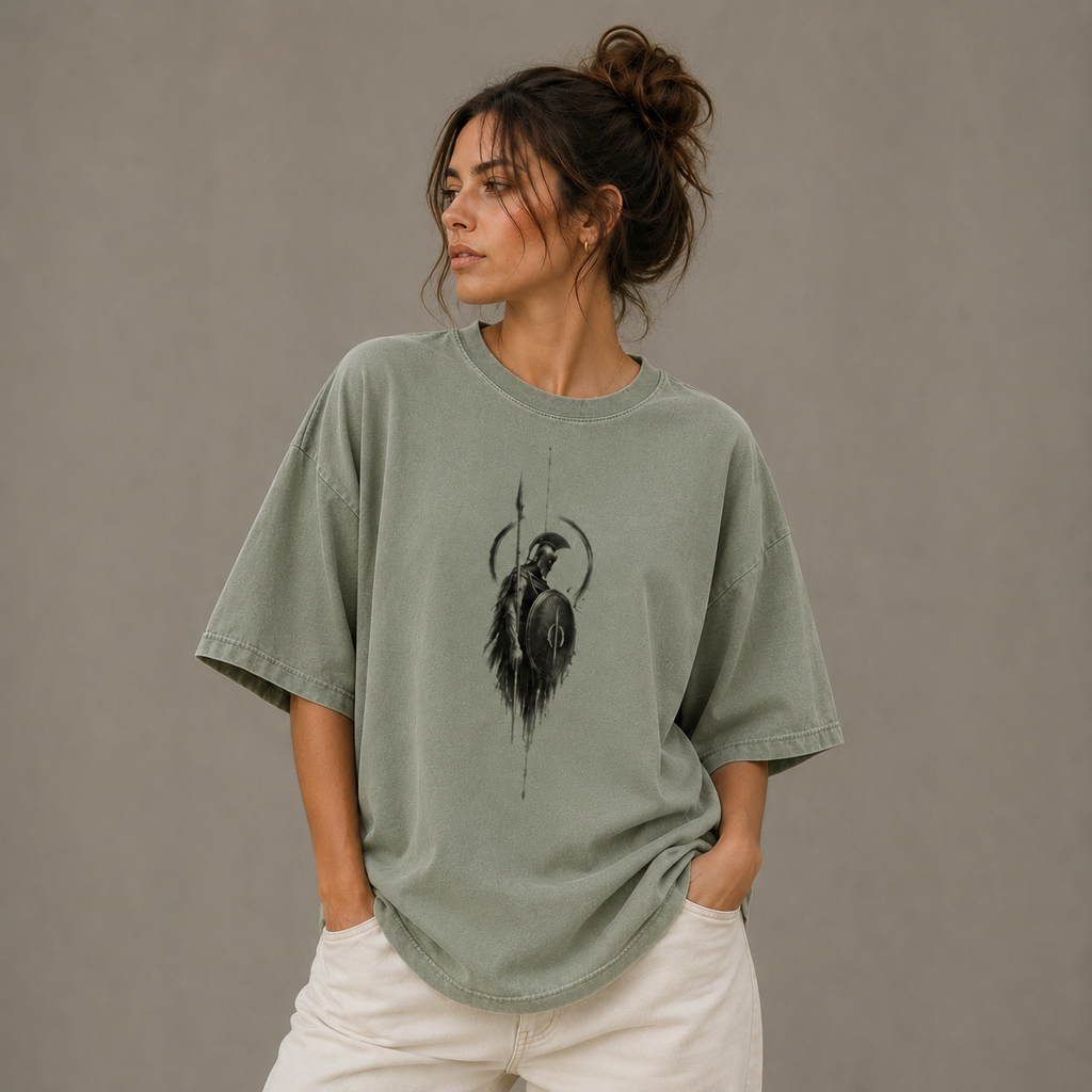 Spartan Graphic Tee — Norse Warrior T‑Shirt
