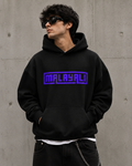 Malayali Hoodie — Minimal Retro Script Pullover