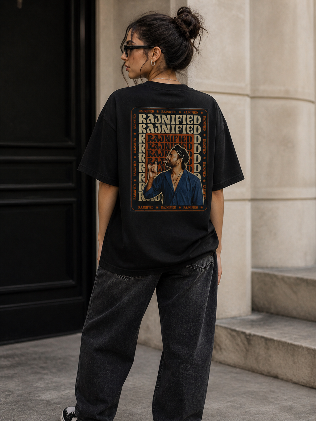 Thalaivar Syndrome Graphic Tee — Vintage-Style Music Poster Back Print