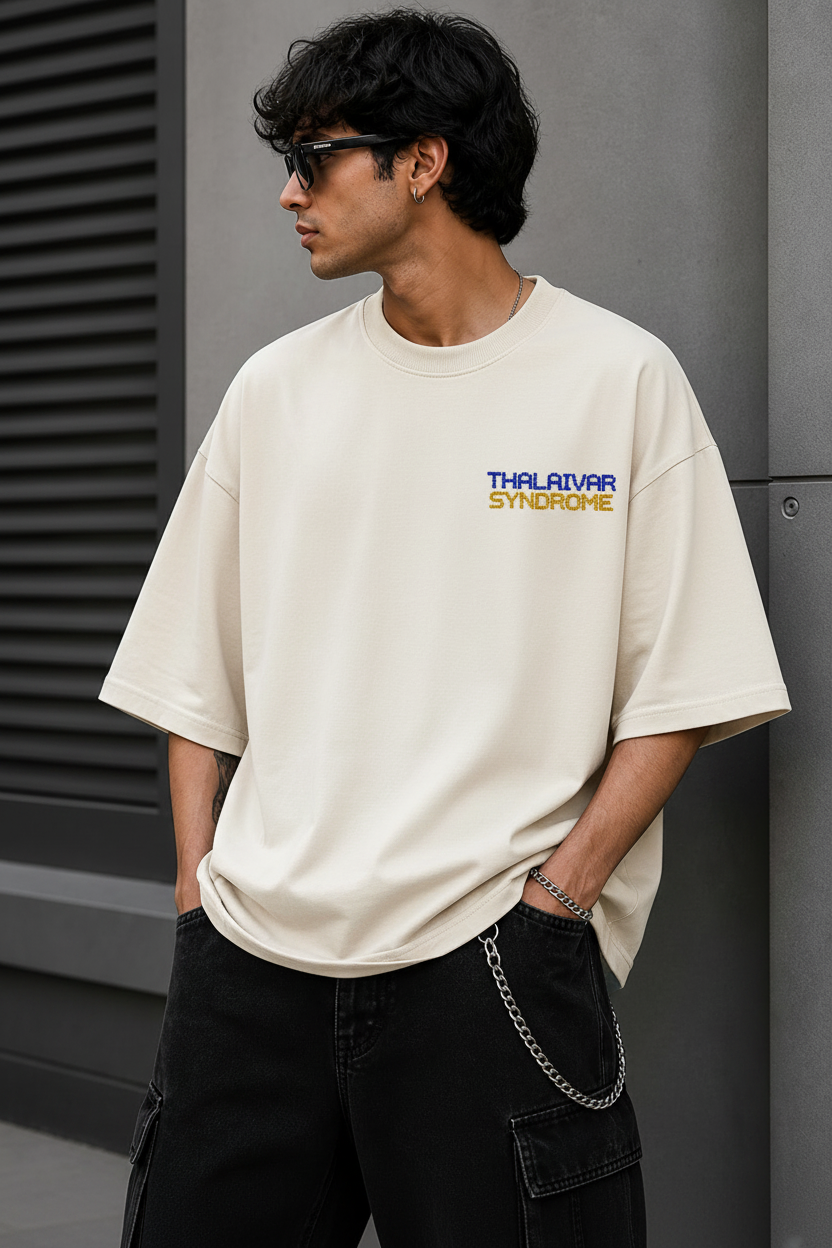 Thalaivar Syndrome Graphic Tee — Vintage-Style Music Poster Back Print