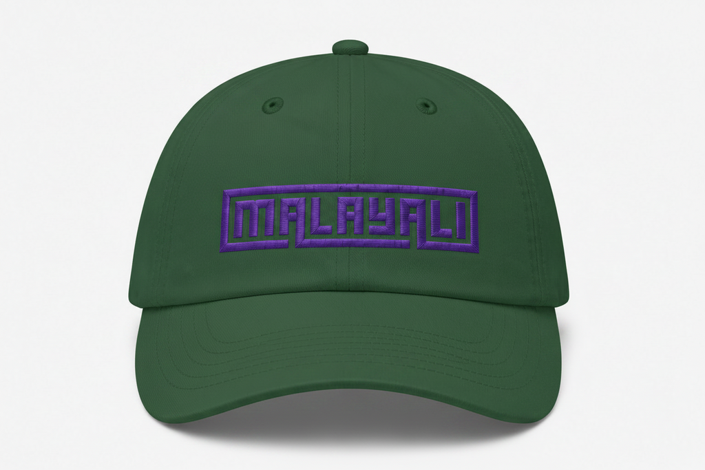 Malayali Cap — Embroidered Low Profile Baseball Cap