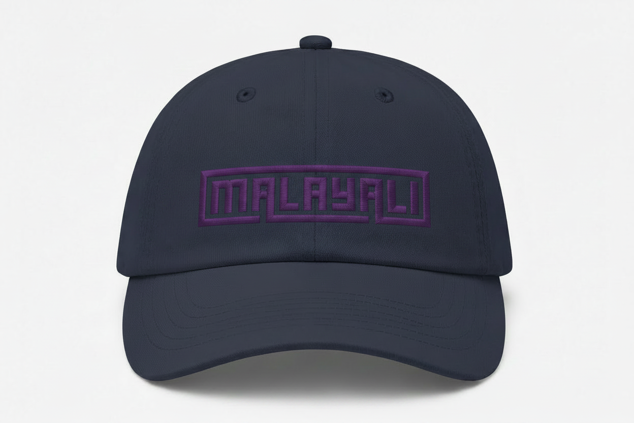 Malayali Cap — Embroidered Low Profile Baseball Cap