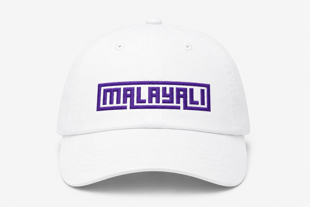 Malayali Cap — Embroidered Low Profile Baseball Cap