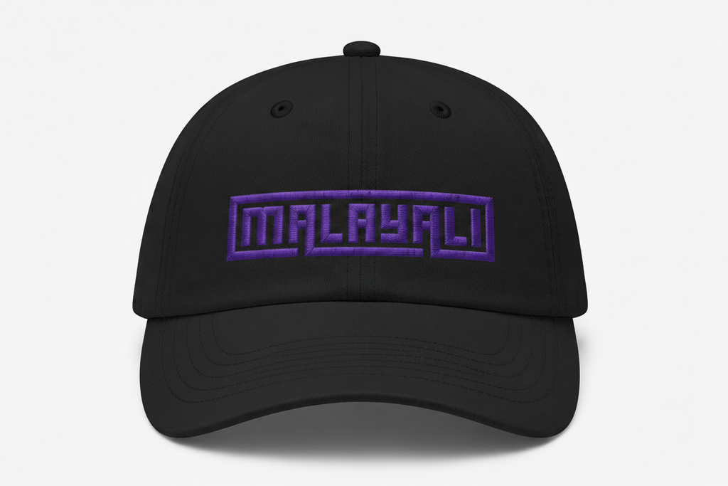 Malayali Cap — Embroidered Low Profile Baseball Cap