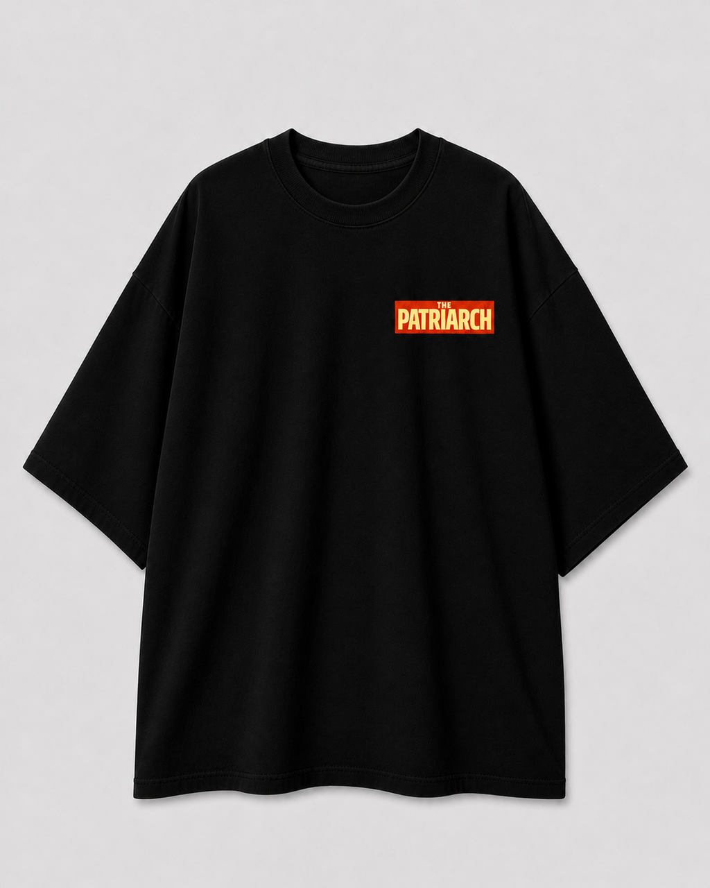 Patriarch Graphic Tee — Retro Movie Poster Oversized T‑Shirt