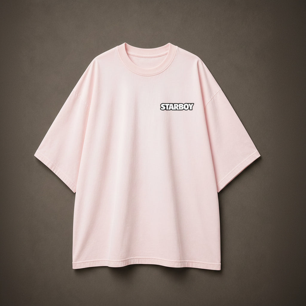 Starboy Graphic Tee — Retro Anime Illustration Oversized Boxy T-Shirt