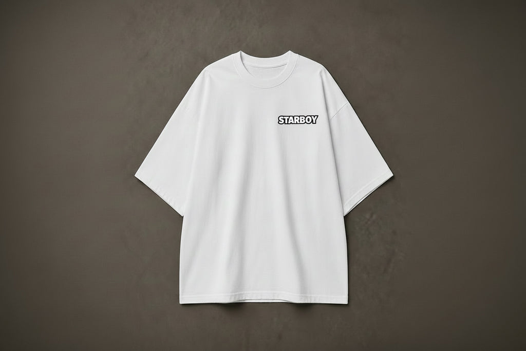 Starboy Graphic Tee — Retro Anime Illustration Oversized Boxy T-Shirt